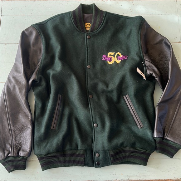 NWT RARE LE 50th anniversary Haunted Mansion Varsity Jacket size unisex Large - Picture 1 of 10